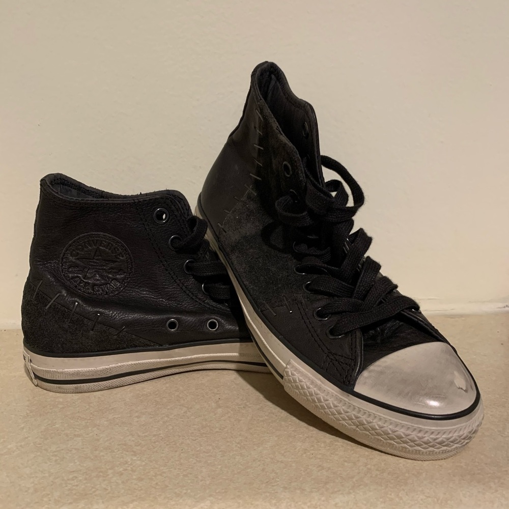 Italian Leather Stapled Converse